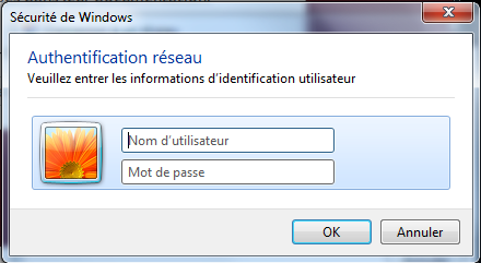 Authentification RADIUS Windows 7